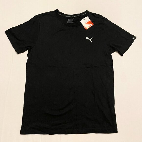 Puma Black Tshirt Mens Size Medium Shirt - Picture 1 of 16